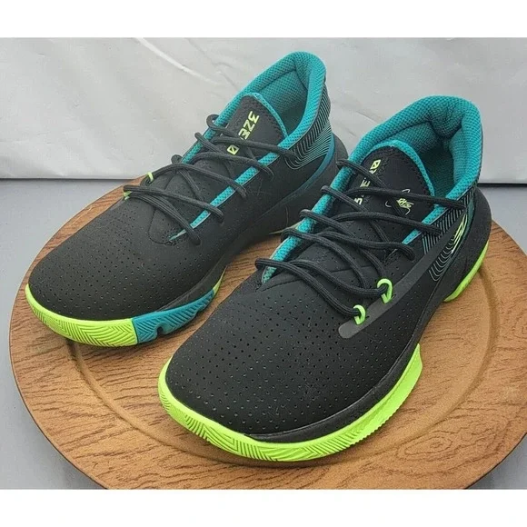 Under Armour 3Zero 3 SC Curry Black Sport Sneakers Youth's Sz 6.5Y 3022117-003 - Picture 7 of 14